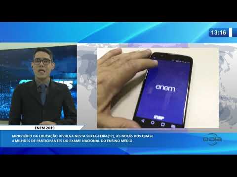 O DIA NEWS 16 01 2020  MinisteÌrio da Educacão divulga nesta sexta 17 as notas do ENEM 2019