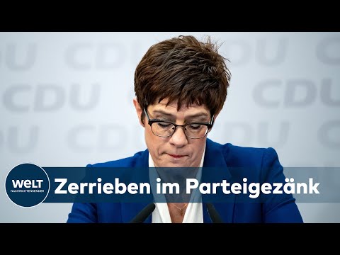 KRISE IN DER CDU: Wie Kramp-Karrenbauer ihre Partei bis ins Mark erschütterte
