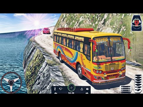 Uphill Off road Bus Driving Simulator 3D-Coach Bus Tourist Driver 2023-Android Gameplay