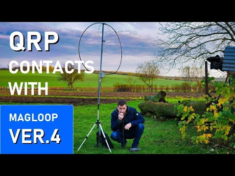 QRP with UltraLight Magnetic Loop Antenna and Xiegu X5105