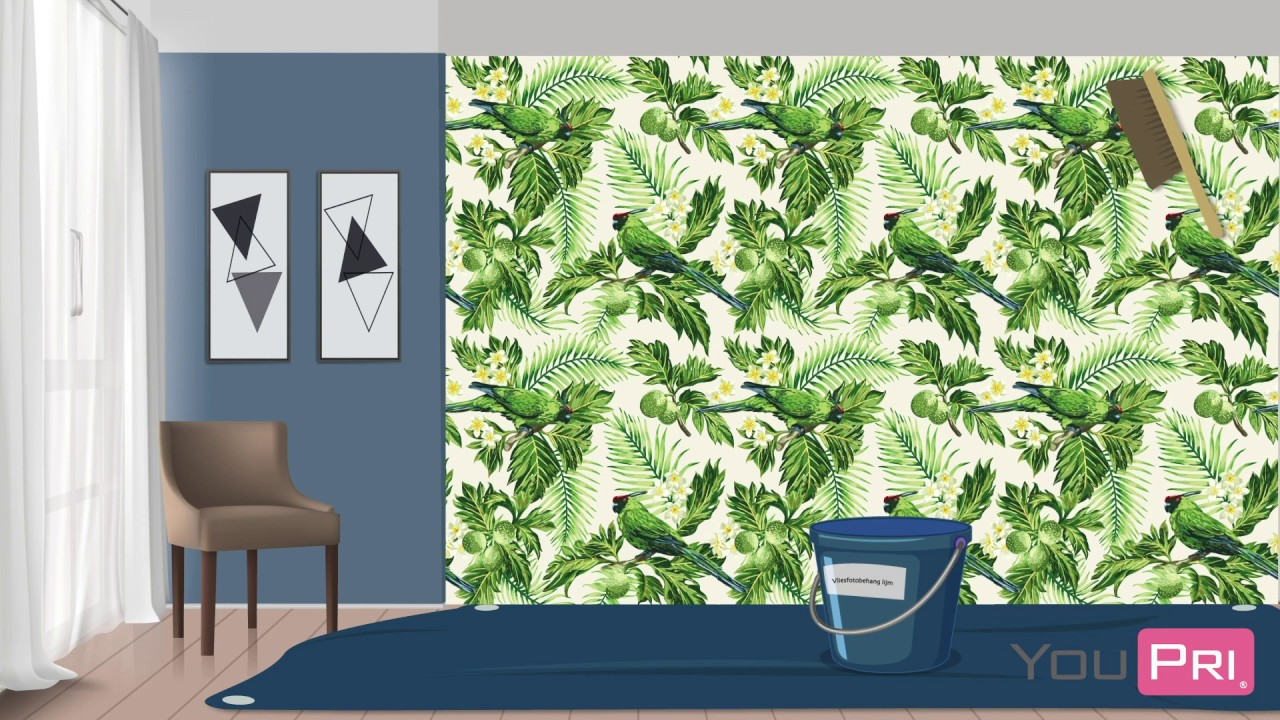 Carta da parati tessuto non tessuto istruzuoni (Copyright 2020 Youpri)