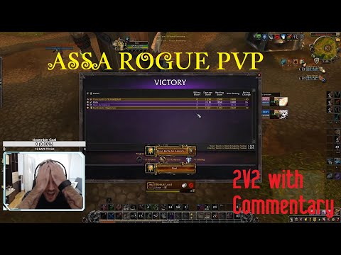 Arena series (2v2) #3 | Assassination Rogue 8.2.5 arena PvP - BfA (/w Commentary)