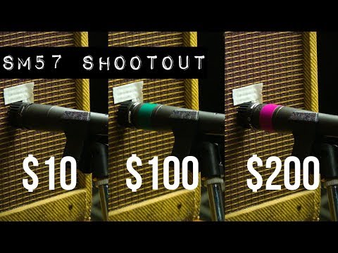 SM57 Shootout - $10 Knockoff, $100 Stock, and $200 Funkenwerk