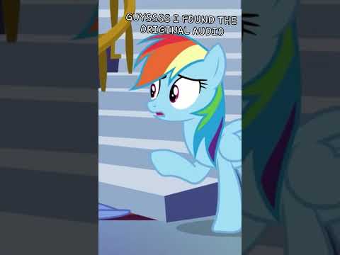 I found the original audio!! ||mlp friendship is magic, season 7 episode  14