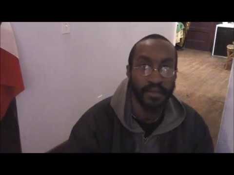 Kenneth Little art exhibit at the Good Beans Cafe' in Flint, Michigan