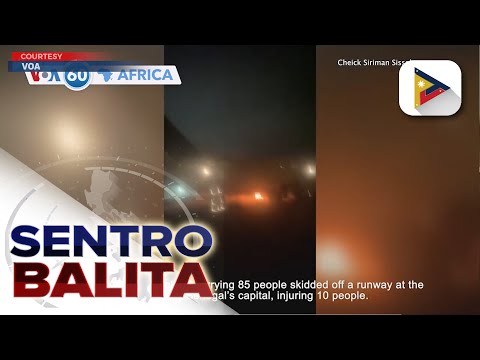 11 sugatan sa pagsadsad ng eroplano sa runway sa Senegal