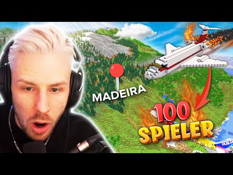 You will NEVER believe what 100 PLAYERS made from MADEIRA in Minecraft in 48 HOURS!