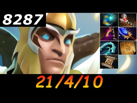 Dota 2 Skywrath Mage 8287 MMR 21/4/10 (Kills/Deaths/Assists) Ranked Full Gameplay