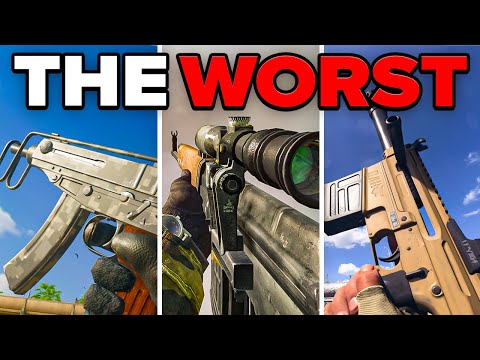 Using the WORST Gun in EVERY Call of Duty