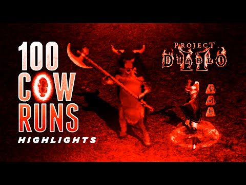 100 Cow Runs - Lightning Fury - Project Diablo 2 (PD2)