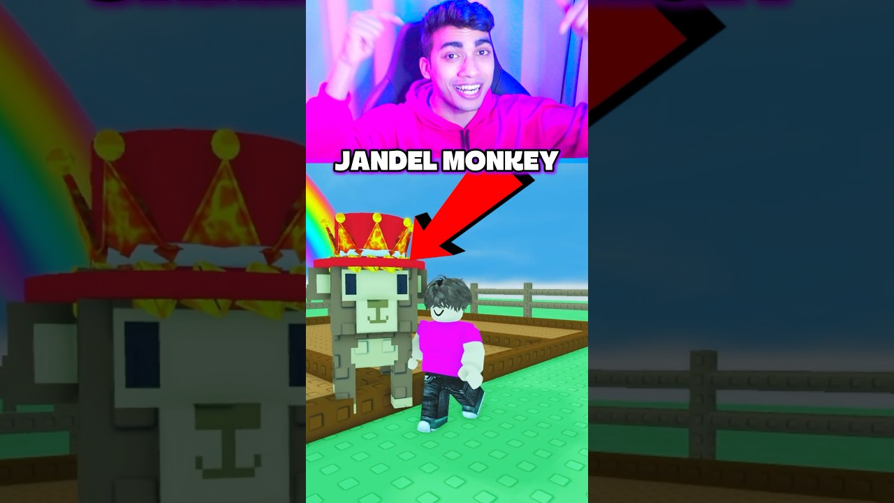 JANDEL MONKEY GROW A GARDEN 😱
