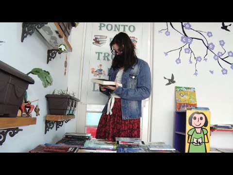 Ponto de troca de livros busca compartilhar conhecimento