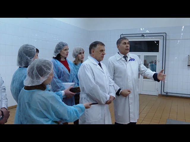 Мэр округа посетил молокозавод