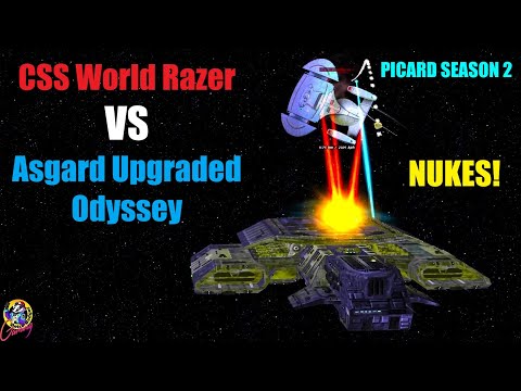 4K CSS World Razer VS ASGARD Upgraded Odyssey - Both Ways - Star Trek VS Stargate Picard Season 2