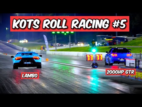 KOTS Roll Racing 5 - King of the Streets feat. Sydney's fastest Evo’s, Supra's, GTR’s & Supercars