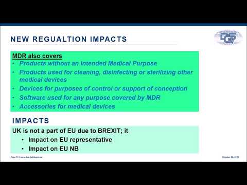 Free webinar on Medical Devices Regulation - MDR & MDSAP