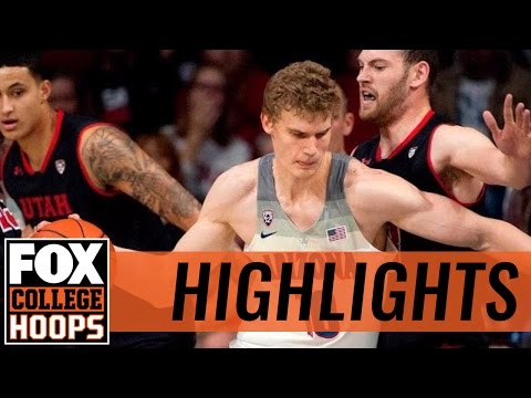 (17) Arizona Wildcats defeat Utah Utes in Pac-12 battle | 2017 COLLEGE BASKETBALL HIGHLIGHTS