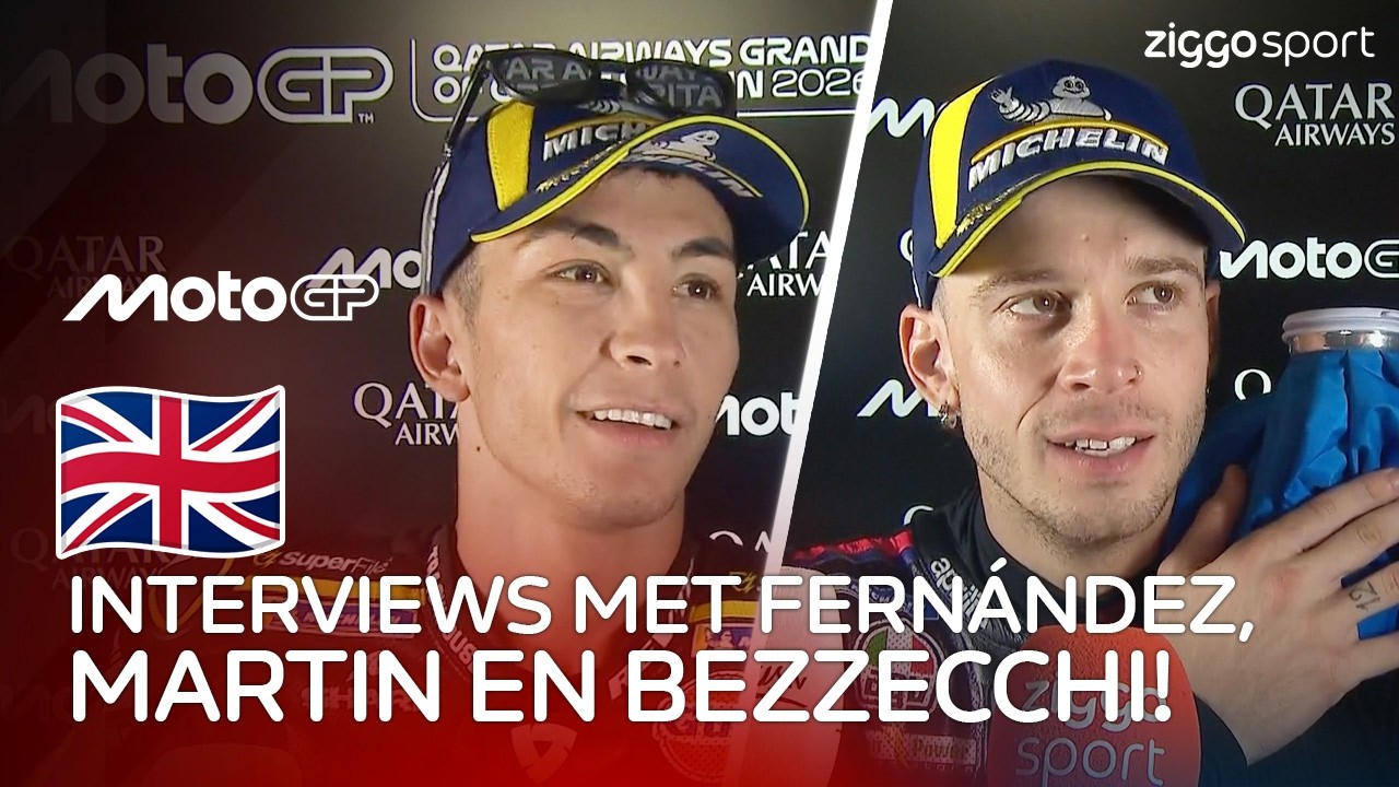 Bezzecchi: "Ik ben nog steeds moe, maar het resultaat is goed" 😅 | Interviews MotoGP 2026