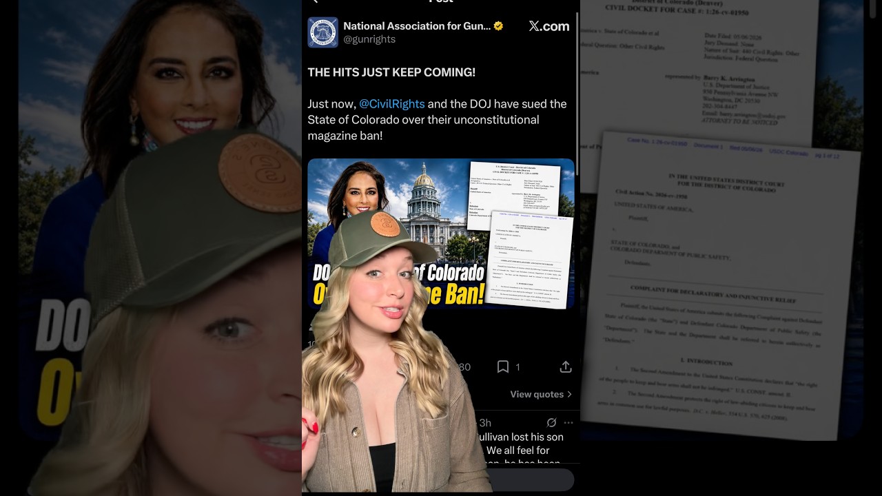 Another One?!? DOJ Sues Over Unconstitutional Mag Ban!!! #2ndamendment #shortsfeed #shortsvideo