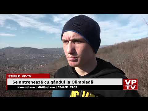 Se antrenează cu gândul la Olimpiadă