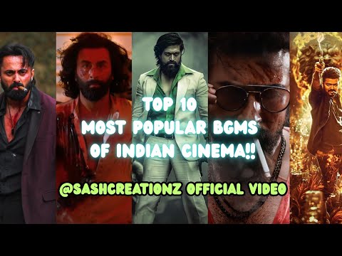 Top 10 POPULAR BGMs Of Indian Cinema | Ft. Animal, Leo, KGF, Marco, Rolex