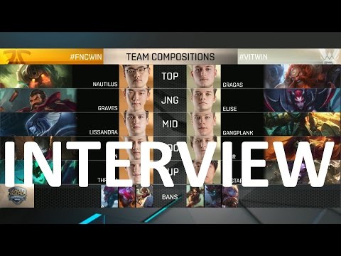 Nukeduck & Shook / Febiven & Spirit VIT vs FNC Post Game Interview