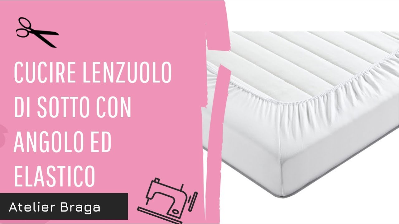 Come fare un lenzuolo di sotto con angoli ed elastico senza la tagliacuci