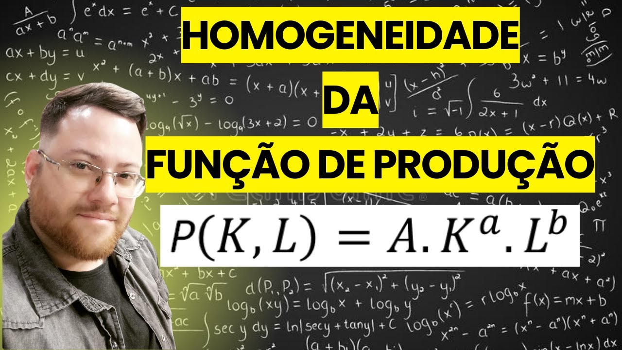 Homogeneidade da função de produção