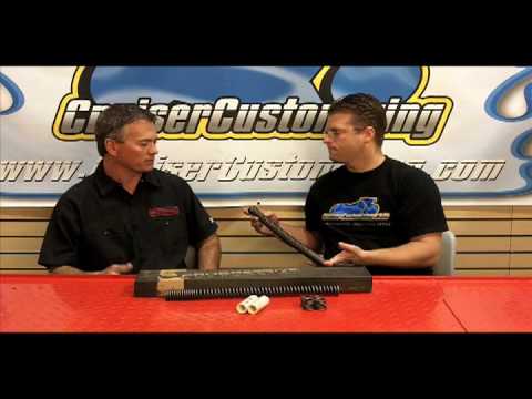Progressive Suspension Motorcycle Fork Springs Lowering Video Cruiser Customizing