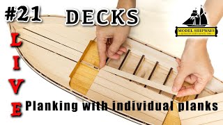 Ep. 21 - GROUP BUILD - DECKS - Gunboat PHILADELPHIA (1776) - Model Shipways KIT