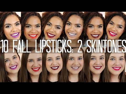 The Best Fall Lipsticks! With MakingUpAshlee! | samantha jane Video
