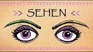 Deutsche Verben: sehen, schauen, blicken u.v.m. / German verbs: see / look / watch etc. (A1 A2 B1)