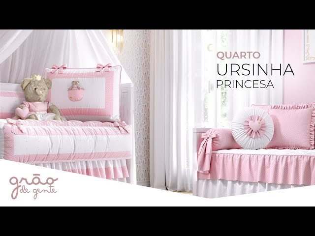 QUARTO DE BEBÊ URSINHA PRINCESA | GRÃO DE GENTE