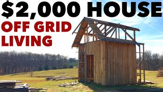 $2,000 HOUSE // WOOD SIDING & FRAMING - Ep. 6