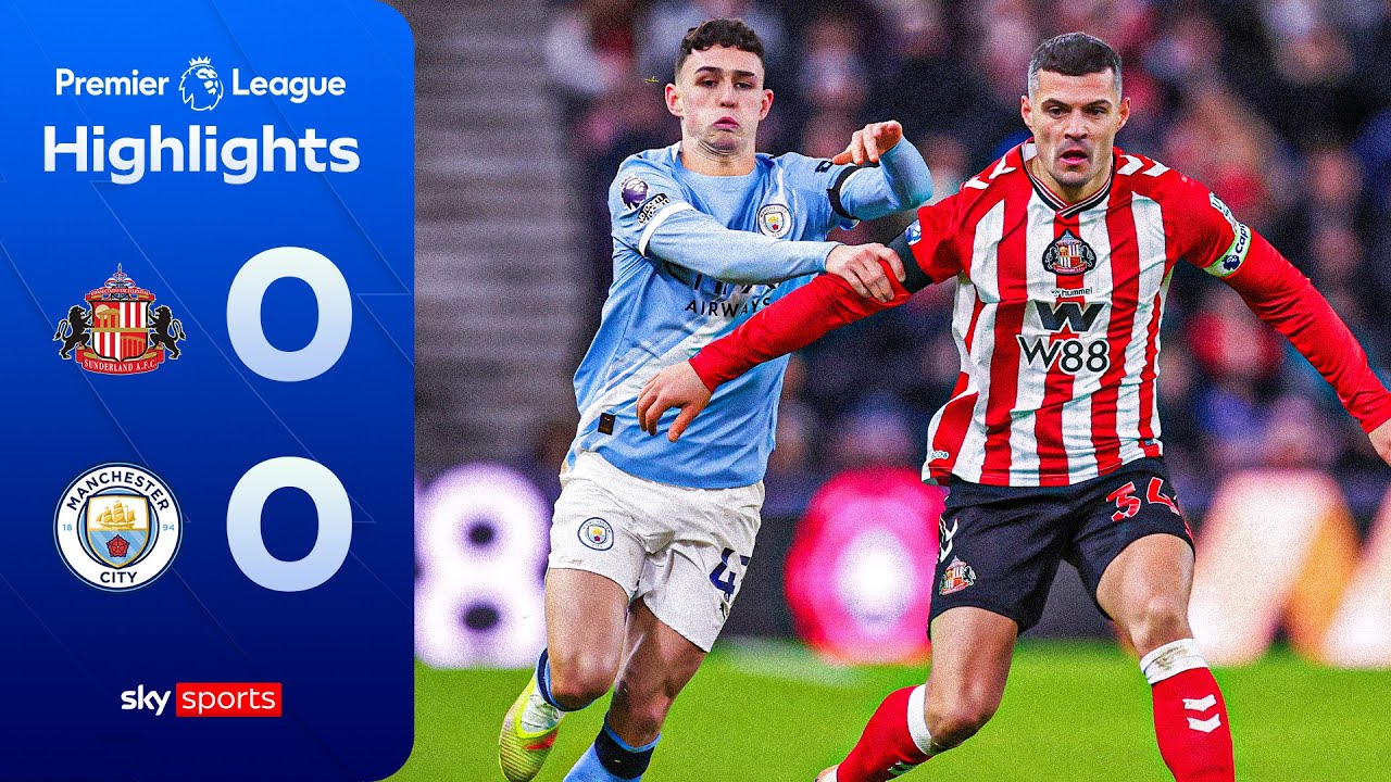 Goalkeeping MASTERCLASS as Man City slip in title race! | Sunderland 0-0 Man City | EPL highlights