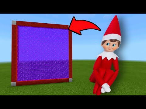 SmoothMarky - Minecraft Pe How To Make a Portal To The Elf On The Shelf Dimension - Mcpe Portal To Elf On Shelf!!!
