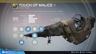 Destiny: The Taken King - How to Get the Touch of Malice Exotic (The Old Hunger Questline)
