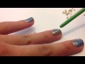 Nail Art Tutorial Denim Ish Nails