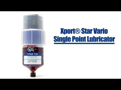 Xport® Star Vario Bluetooth Single Point Lubricator