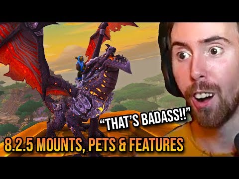 Asmongold Reacts To New Patch 8.2.5 Mounts, Pets & Features (Party Sync)