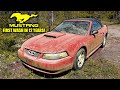 First Wash in 12 Years: ABANDONED Ford Mustang! | Car Detailing Restoration