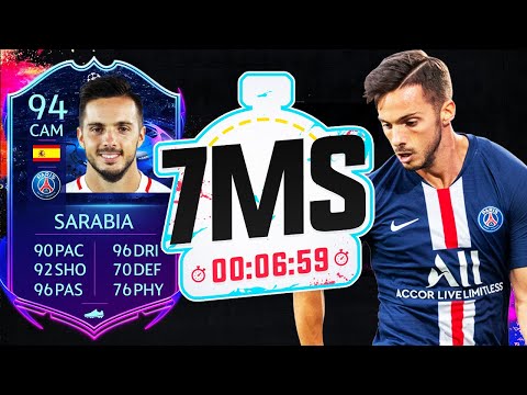 94 RTTF PABLO SARABIA 7 MINUTE SQUAD BUILDER!! - FIFA 20 ULTIMATE TEAM