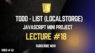 Create a To-Do List App with JavaScript and Local Storage (Step-by-Step Tutorial)