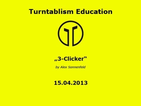 "3-Clicker" (2/2) Turntablism Education by QSU Guest Professor Alex Sonnenfeld