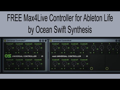 FREE Max4Live Controller for Ableton Life by Ocean Swift Synthesis