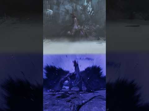 Gore Magala Roar Comparison Wilds vs Sunbreak #shorts #mhwilds #youtubepartner