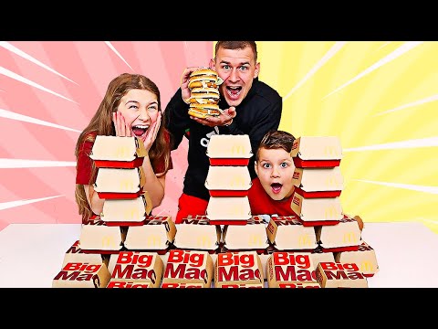 Last to Stop Eating BIG MACS Wins $1,000! | JKrew