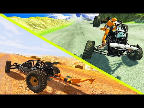 New DSC Scarab Crash Testing with Dummy - BeamNG Drive | CrashTherapy