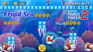 [マリオメーカー2] 極寒の海 (Frigid Sea - [Super Mario Maker2])