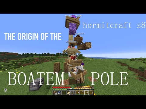 the origin of the BOATEM POLE  Hermitcraft S8 (all perspectives)